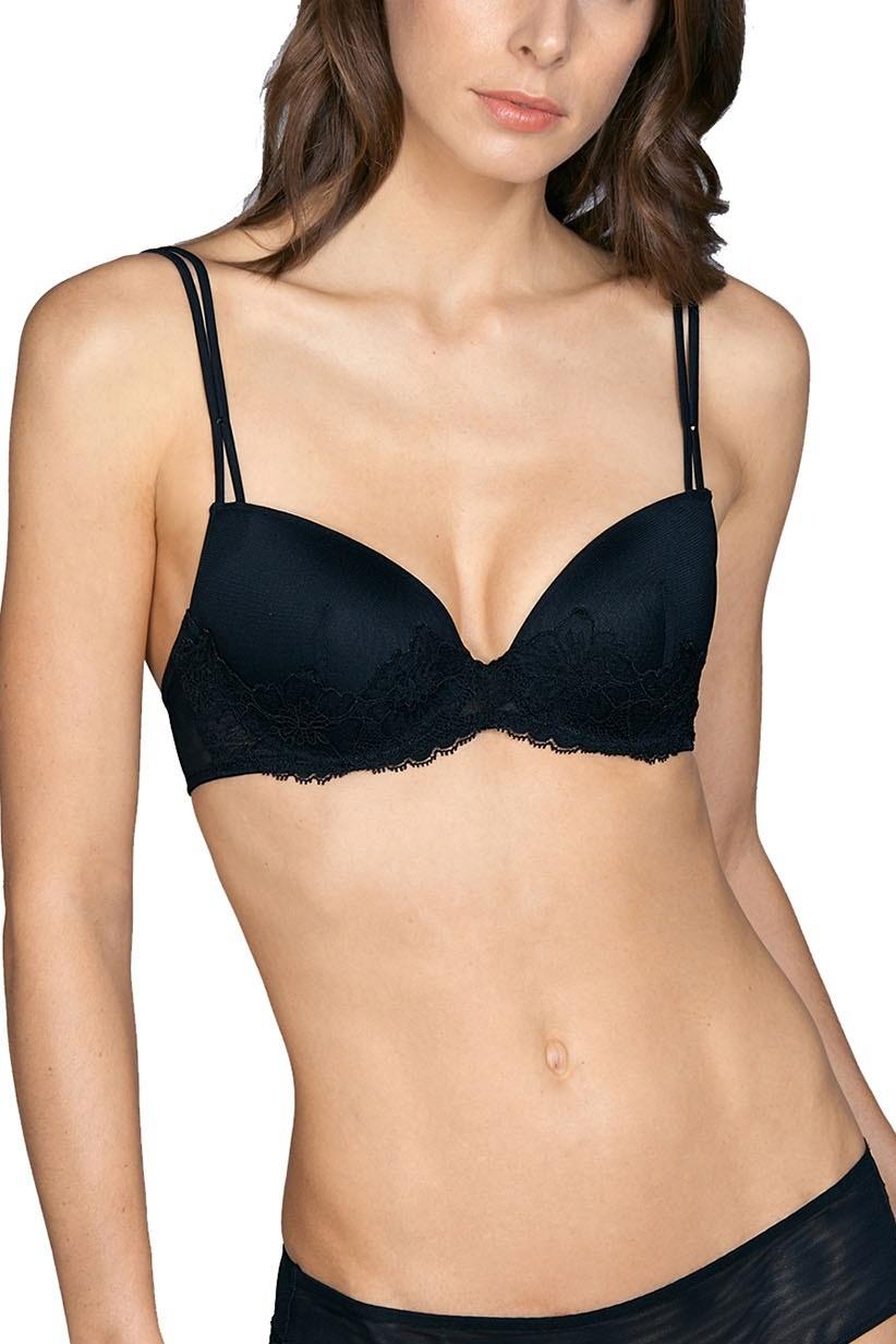 

Бюстгальтер із ущільненою чашкою Andres Sarda (92371) 75D прозорий колір чорний