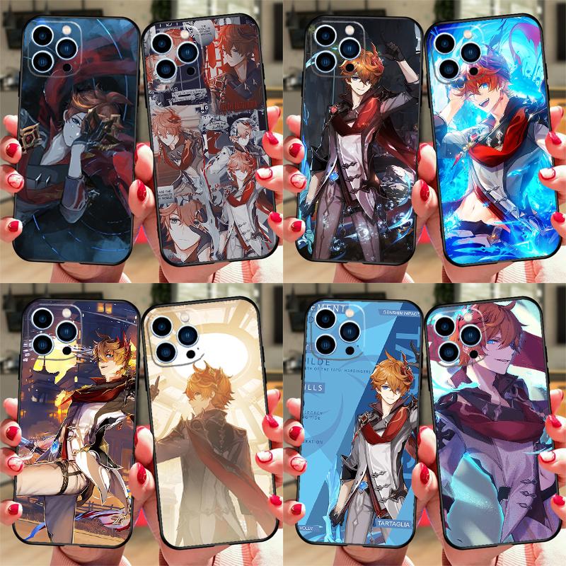 Genshin Impact Tartaglia Case For Oppo A38 A18 A78 A98 A58 A60 A80 A40 A96 A76 A16 A94 A74 A54 A15 A17 A57 A77 A5 Pro