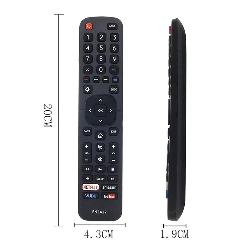 1 Piece For Hisense Tv Replacement Universal Infrared Remote Control Compatible With All High-Definition Android Smart Tvs