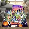 Happy Holiday Celebration Customizable Name Area Rug Perfect for Kitchen Balcony Dining Room Study room Antislip Carpet Decorate Offices
