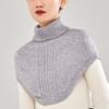 Winter Warm Gefälschter Kragen Imitation Wolle Rollkragen Halstuch Abdeckung Kopf Hals für Damen Mädchen
