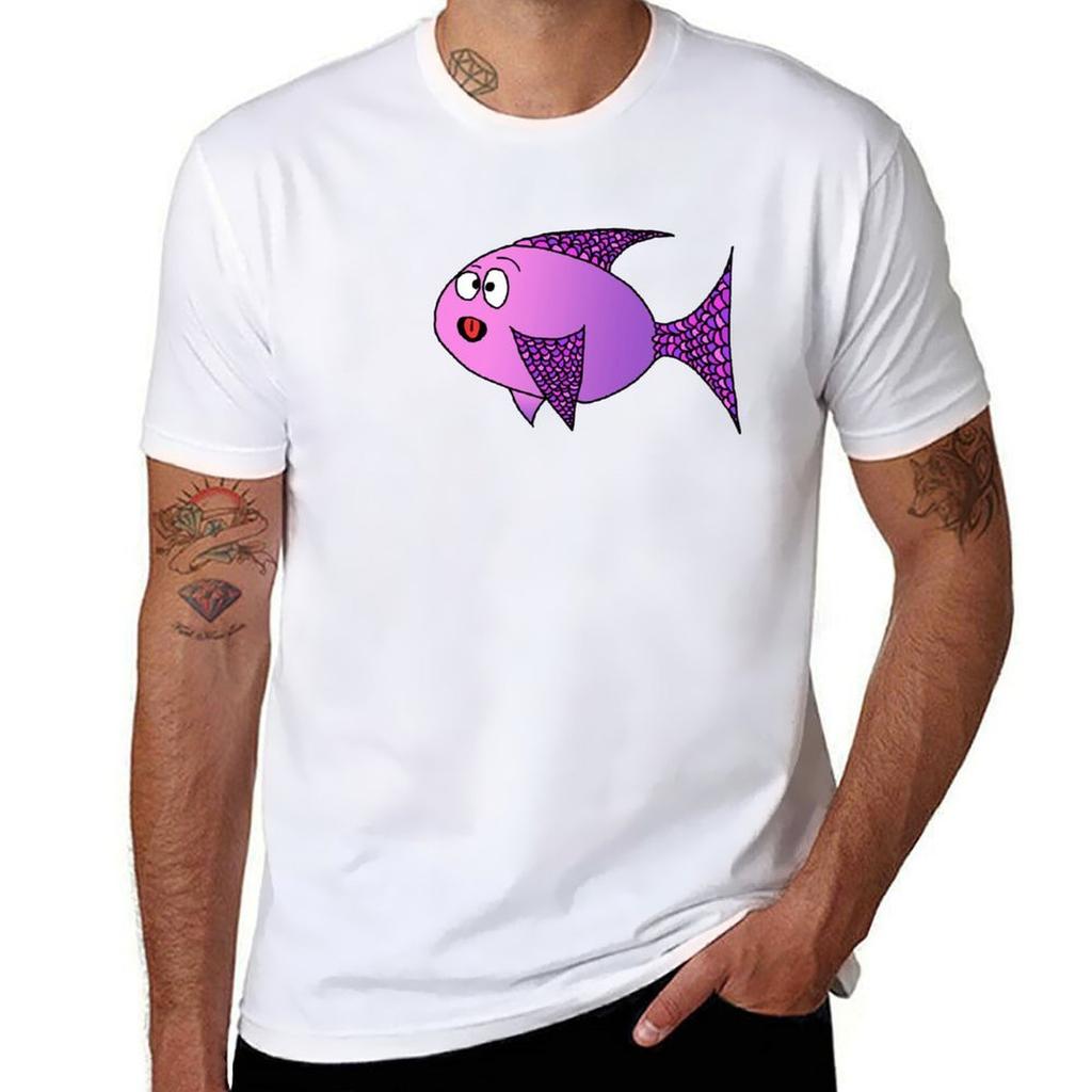 Little fish T-Shirt t shirts for man cotton soft man t shirts graphic t shirt man designer T-Shirt