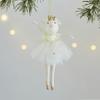 Crowned Angel Hanging Decoration Plush Girl Mouse Doll Pendant For Christmas Decorations