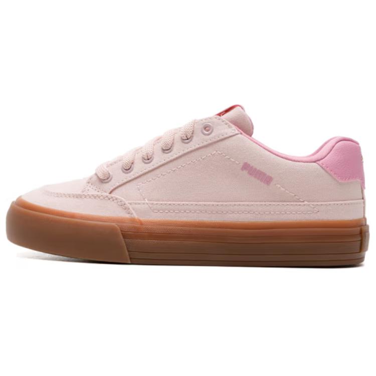 Puma Court Classic Vulc Retro Fashion Casual Lightweight Low-Top Sneakers Women Sneakers Pink 395020-11