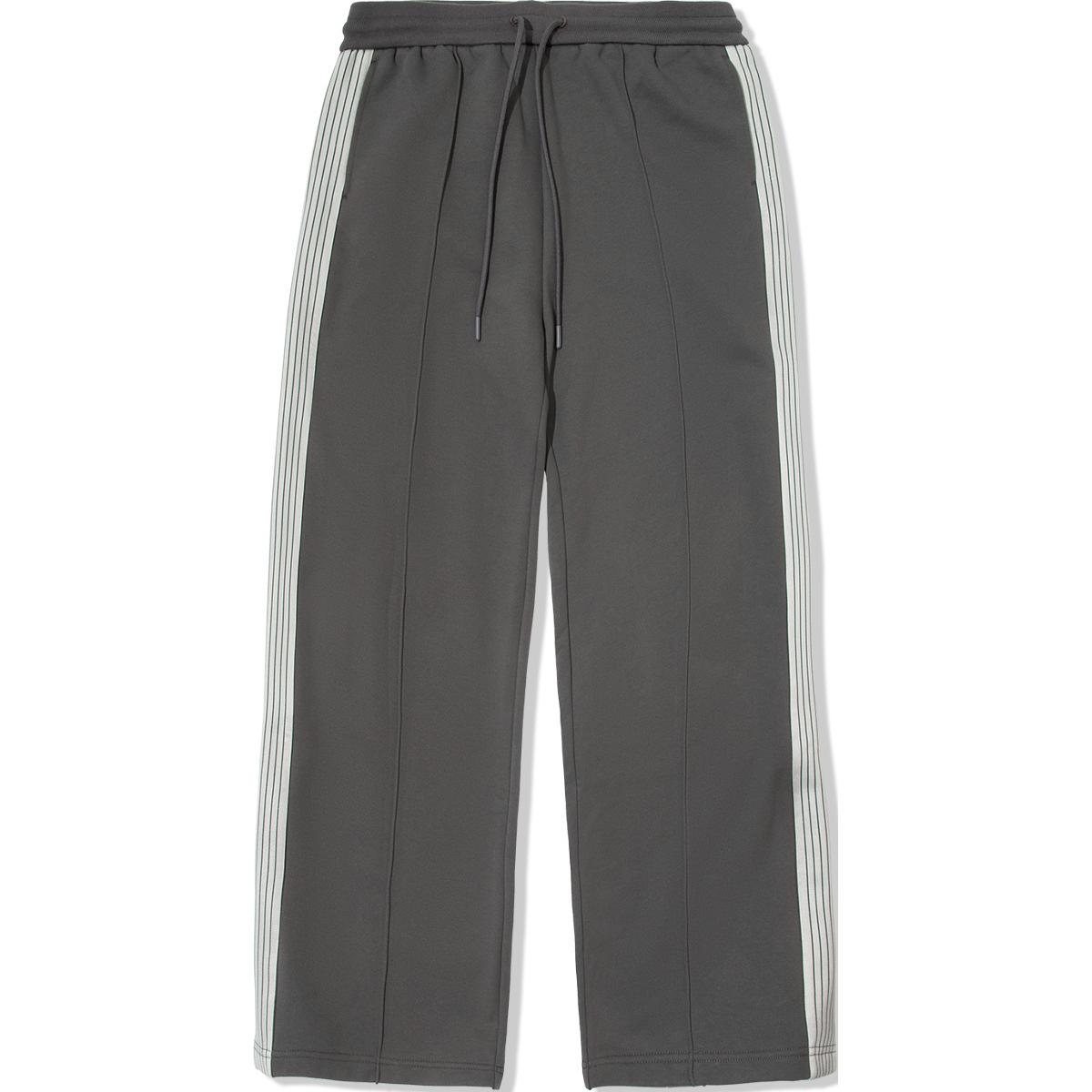 Li Ning Модная спортивная серия Удобные простые прямые свободные повседневные брюки Женские низы Дождливо-серый AKLUE06-2 XS