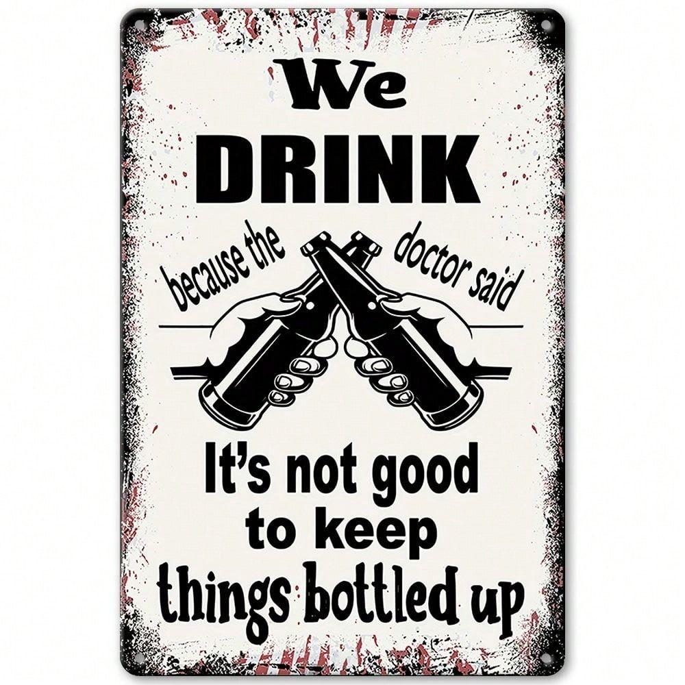

Vintage Metal Tin Sign Retro Wall Decor 20x30cm