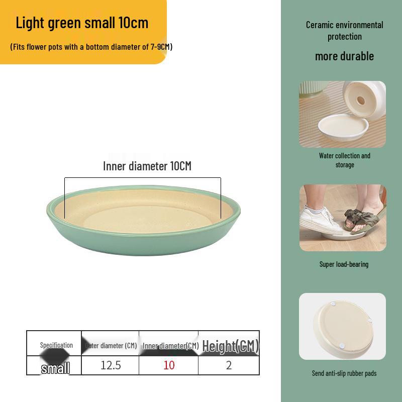 Große Keramik-Auffangschale für Sukkulenten und Bonsai
