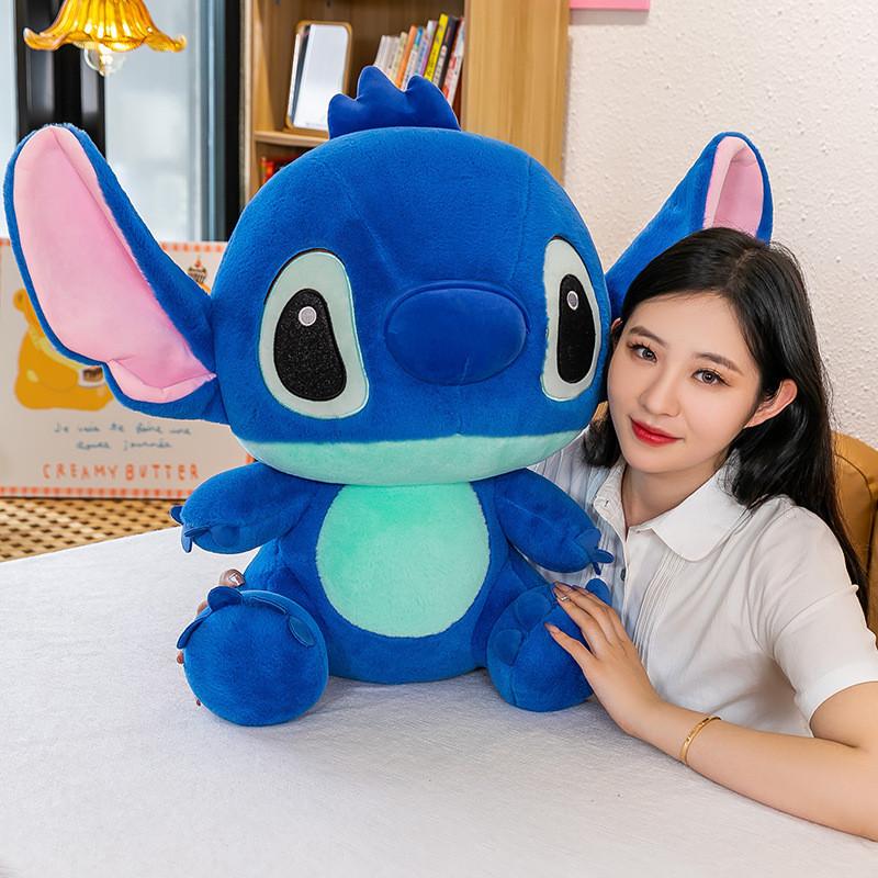 Stitch Plush Toy With Rabbit Fur For Kids Soft Huggable Pillow Gift For Boys