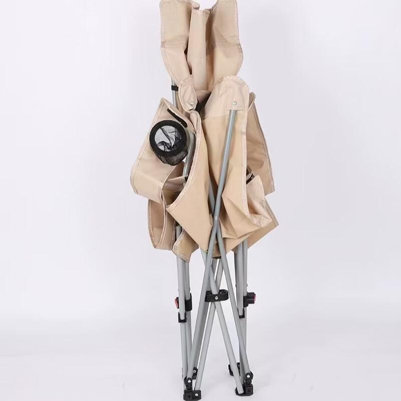 ZISIZ Portable Foldable Camping Chair with Leg Rest