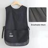 Nylon Vest Style Stain-Resistant Apron Waterproof Coffee House Uniform Kitchen Aprons  Coffee House