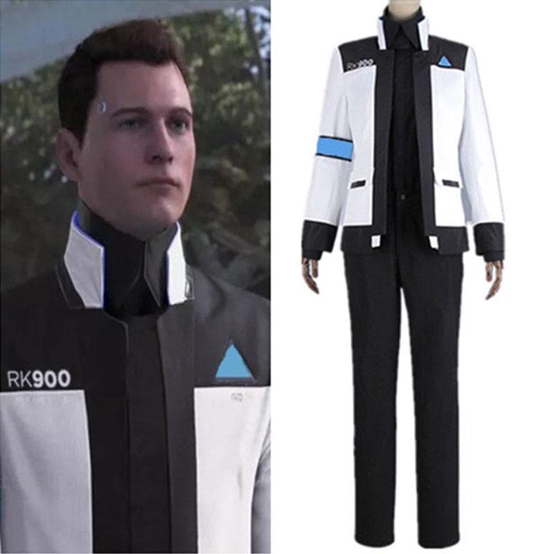 Detroit Become Human Connor Rk900 Jackets Uniform Cosplay Costume Full Set With Exquisite Workmanship And Breathable Comfort