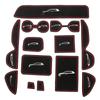 Door slot mat Anti-slip Car Door Rubber Cup Cushion Red Gate Slot Pad for Toyota