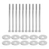 Intake Manifold Bolts Stainless Steel Corrosion Resistant Replacement for Chevy V8 Engines