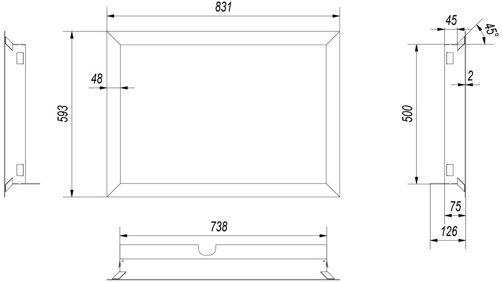 Steel Frame for MBO 15 Guillotine