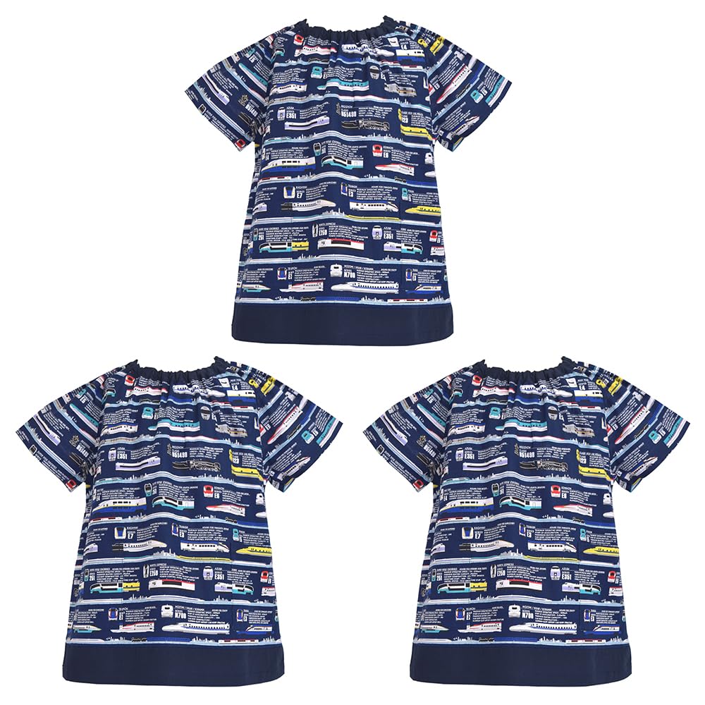 

COLORFUL CANDY STYLE Short Sleeve Smock Super Cool Short Sleeve Kindergarten Elementary School Calligraphy Art (120-130cm) Departing Express (JR