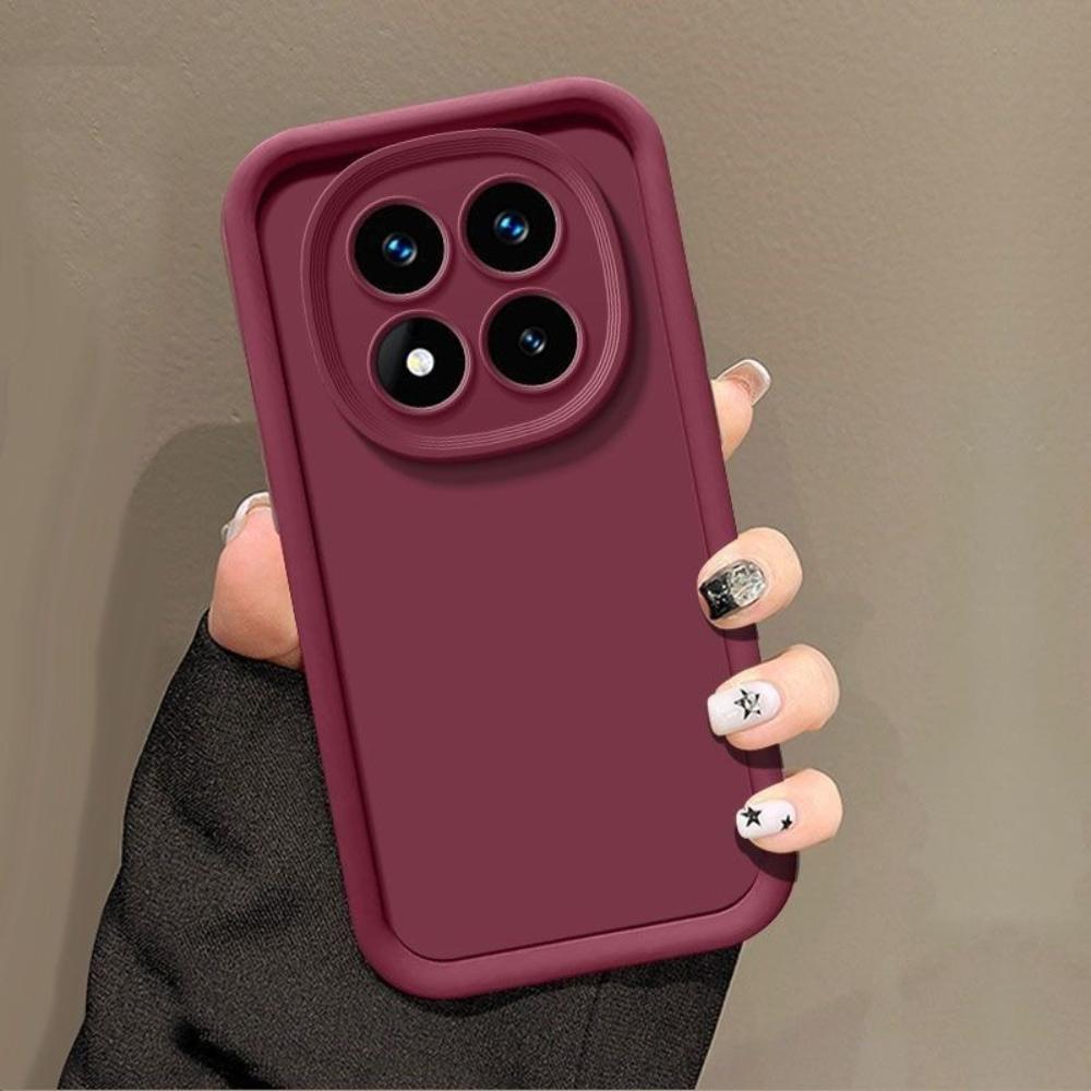 Fashion Minimalism Pure Color Soft TPU Case For Redmi Note 15 Pro Plus 14 Pro Skin-friendly Camera Full-protect Shockproof Cover