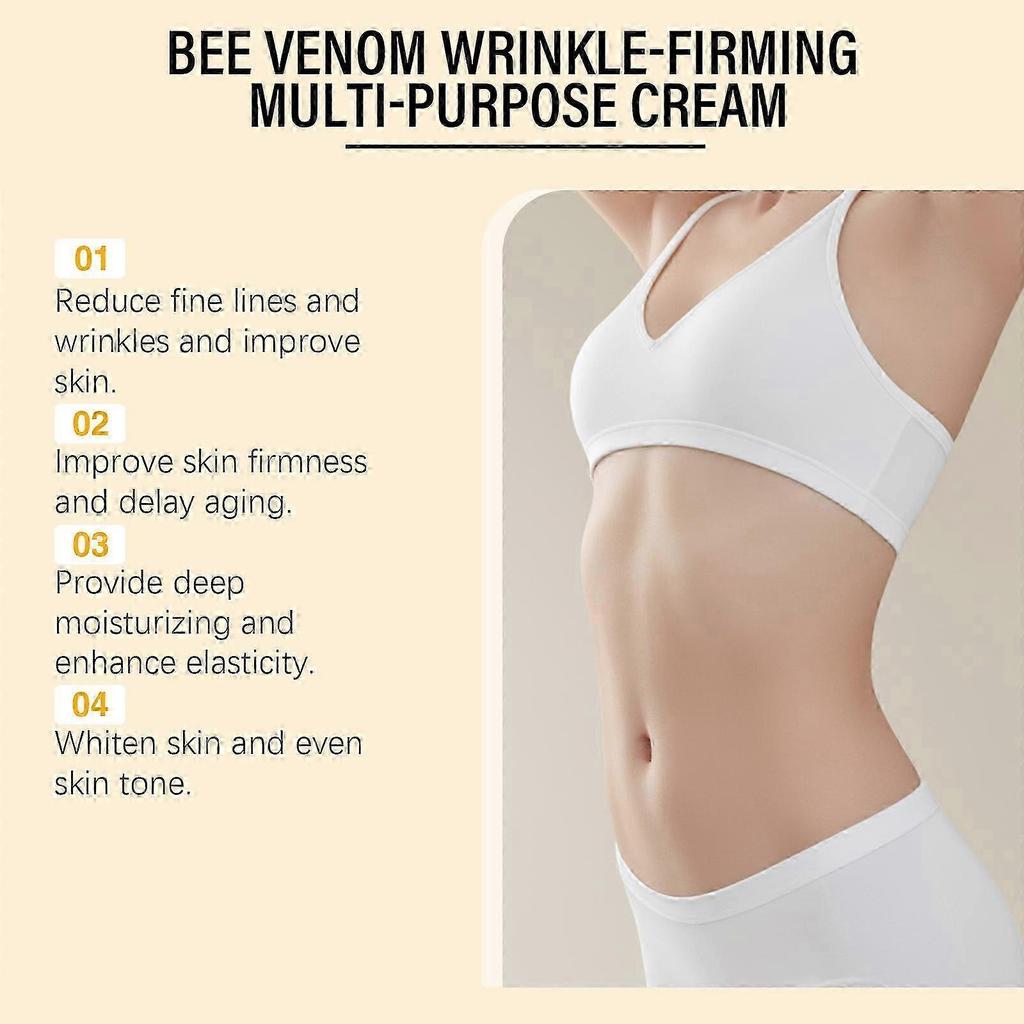 Crème Multi-Fonction Raffermissante Anti-Rides au Venin d'Abeille Hydratante, Lifting, Anti-Âge Soin de la Peau