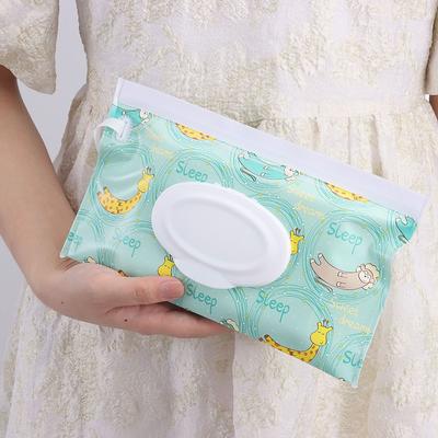 Estuche para toallitas húmedas para bebé, funda abatible, caja de pañuelos reutilizable, estuche de transporte rellenable, accesorios portátiles para cochecito.