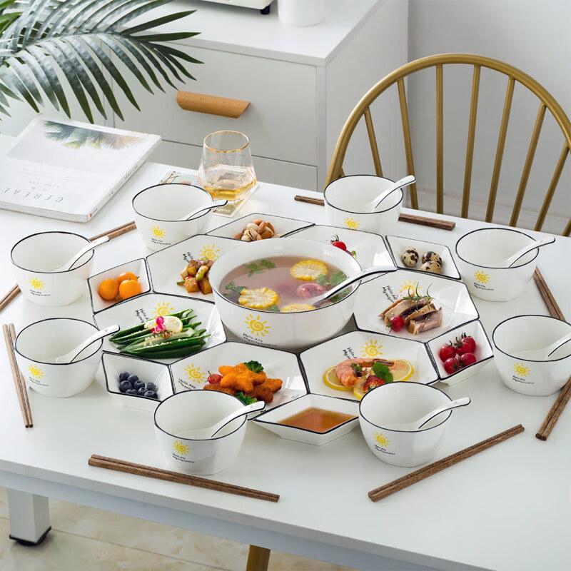 Naijiang Keramik-Geschirrset im europäischen Stil