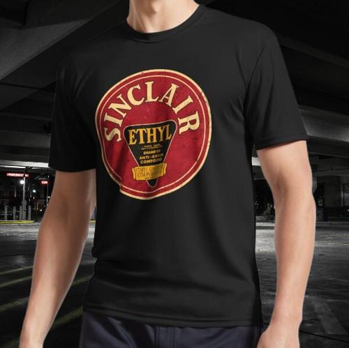 Sinclair Ethyl Gasoline Gas Logo T-Shirt Funny Logo American T-shirt S to 5XL XL