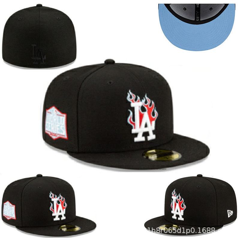 Baseball Fully Enclosed Baseball Cap, Non-Adjustable, Can Be Worn Upside Down, New Dense Embroidered American Hip-Hop Baseball League Size Cap