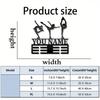 Custom Metal Figure Skater Medal Hanger Personalized Wall Sculpture Award Display Rack