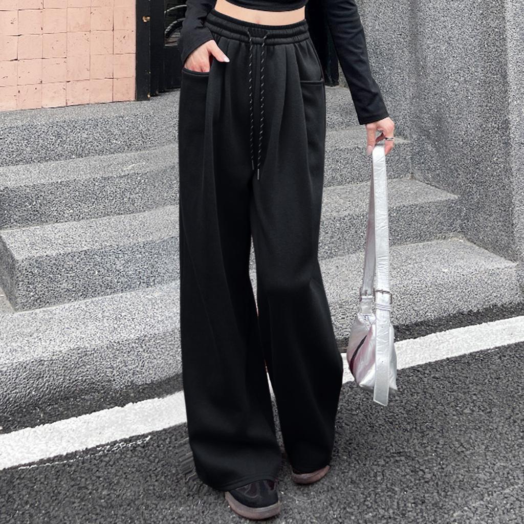 Women's Fashionable Loose Wide Leg Trousers