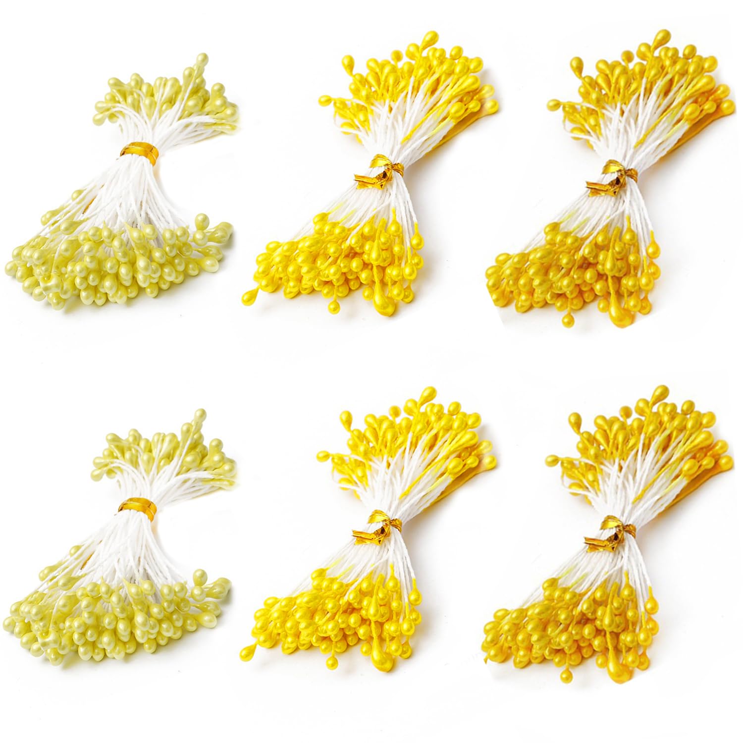 

LIKENNY Flower Pep Artificial Flower 3 900 3mm for Tsumami Zaiku Handmade Artificial Stamens Centers, Colors, Pieces, Approx. Diameter, Approx. 5.5cm