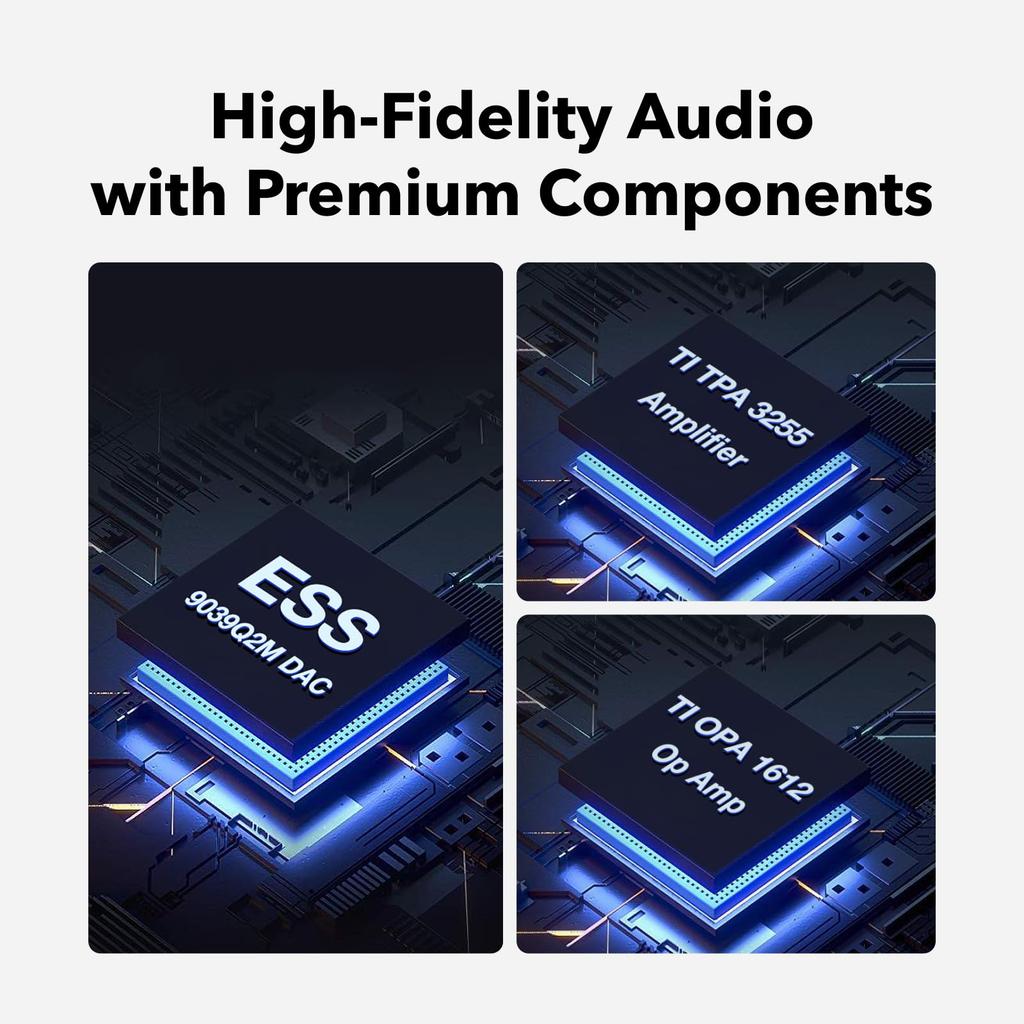 WiiM Vibelink Amp 100W Power Amplifier ESS 9039Q2M DAC TI TPA3255 Compatible with WiiM Digital Inputs Silver [Direct Import] & Mini/Pro/Pro