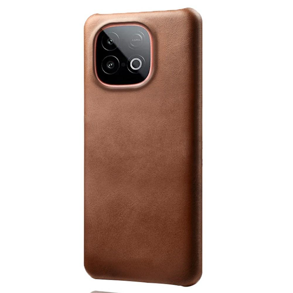 For Vivo iQOO Neo10 5G Case Calf Texture PU Leather Hard PC Protective Phone Cover