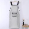 Waterproof Oil-Proof Semi-Transparent TPU Cooking Apron for Adults - Soft Leather, Hand Wiping, and Extended Coverage for Dishwashing.