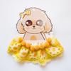 Knitted Cat Collar Pompom Balls Decor Hand-woven Cute Kitten Scarf Puppy Neck