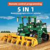 Moc 331Pcs 5 In 1 Creative Electric Rc Farmer'S Car Robot Model Harvester Diy Building Blocks Children'S Puzzle Toy Gift