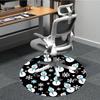 1pc Snowman-patterned Chair Carpet for Office Non-Slip, Machine Washable Rug for Office, Room - Holiday Decor, Machine Made yy251016182