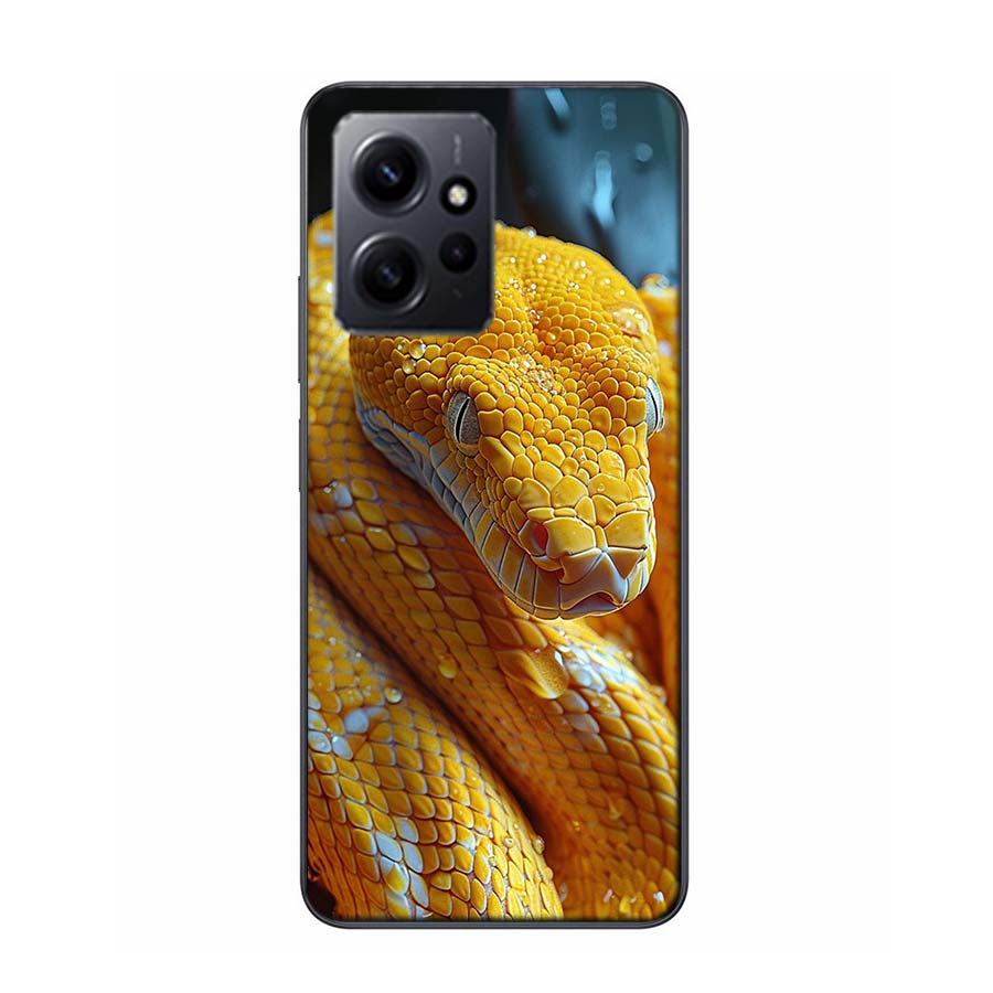 Forest Vipers And Pythons Phone Case For Redmi 12 13C 12C 15C 9 10 10C Note 13 Pro Plus 14 15 Pro 9T 9C 9A TPU Soft Cover Clear