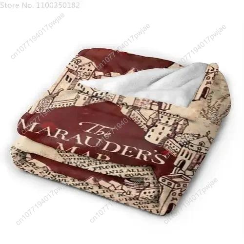 Ai Weier Extra Soft I Like Exercise Marauders Map Throw Sherpa Flannel Travel Blanket Throw Wearable Blankets Custom Blankets