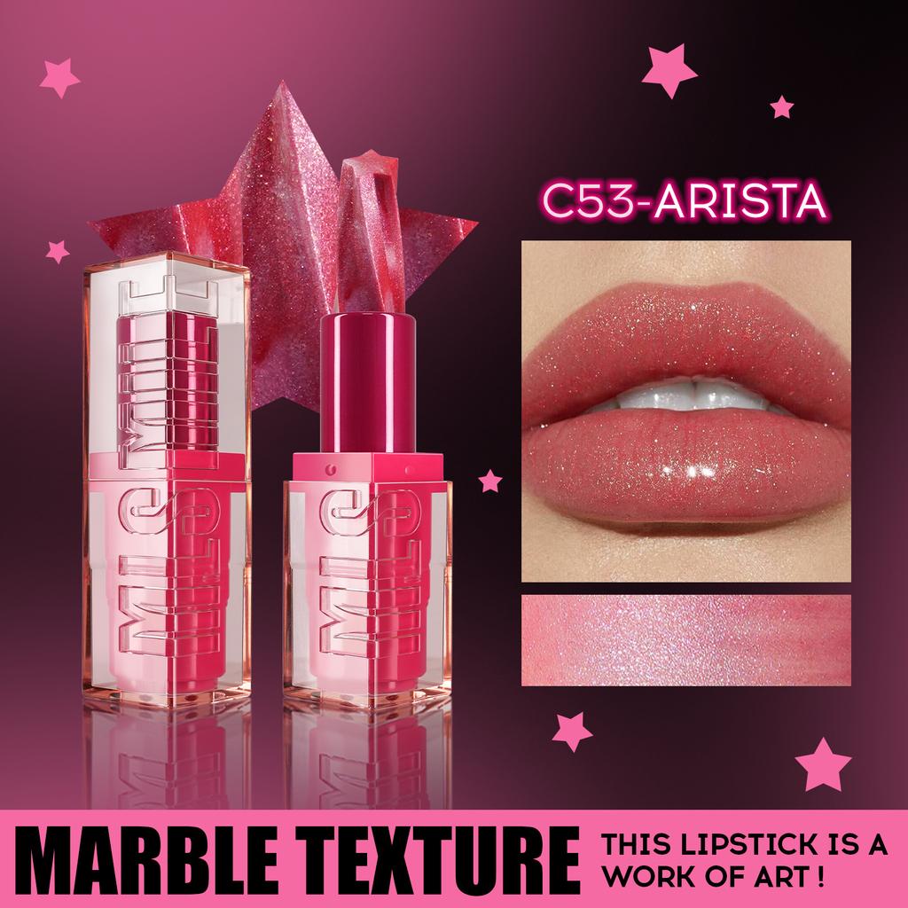 MLSMILE Pearlescent Spiral Lipstick Moisturizing Moisturizing Fine Glitter Lipstick Lip Gloss Hot Sale