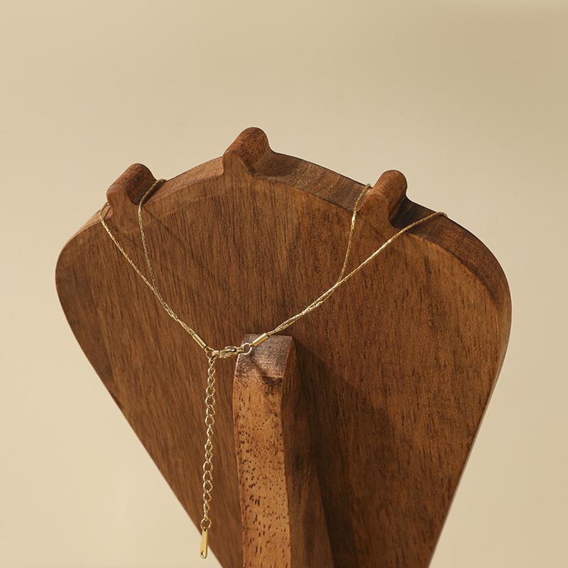 Holz Schmuckständer Anhänger Halskette Armband Ohrringe Ring Aufbewahrungsständer Halter Theke Schmuckauslage