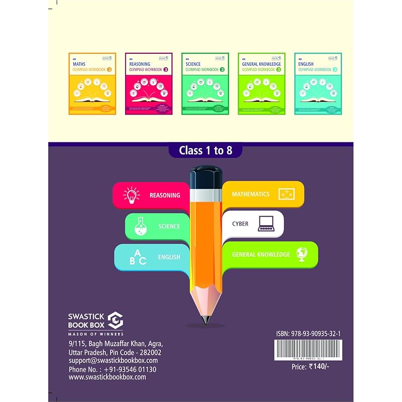 SBB Cyber Olympiad Workbook Class SBB Olympiad Workbook helps students to prepare for