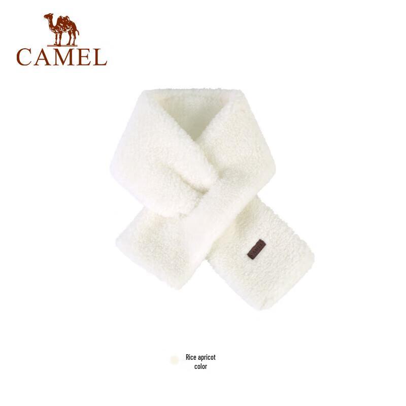 Camel Women's Sherpa Fleece Neck Warmer Scarf