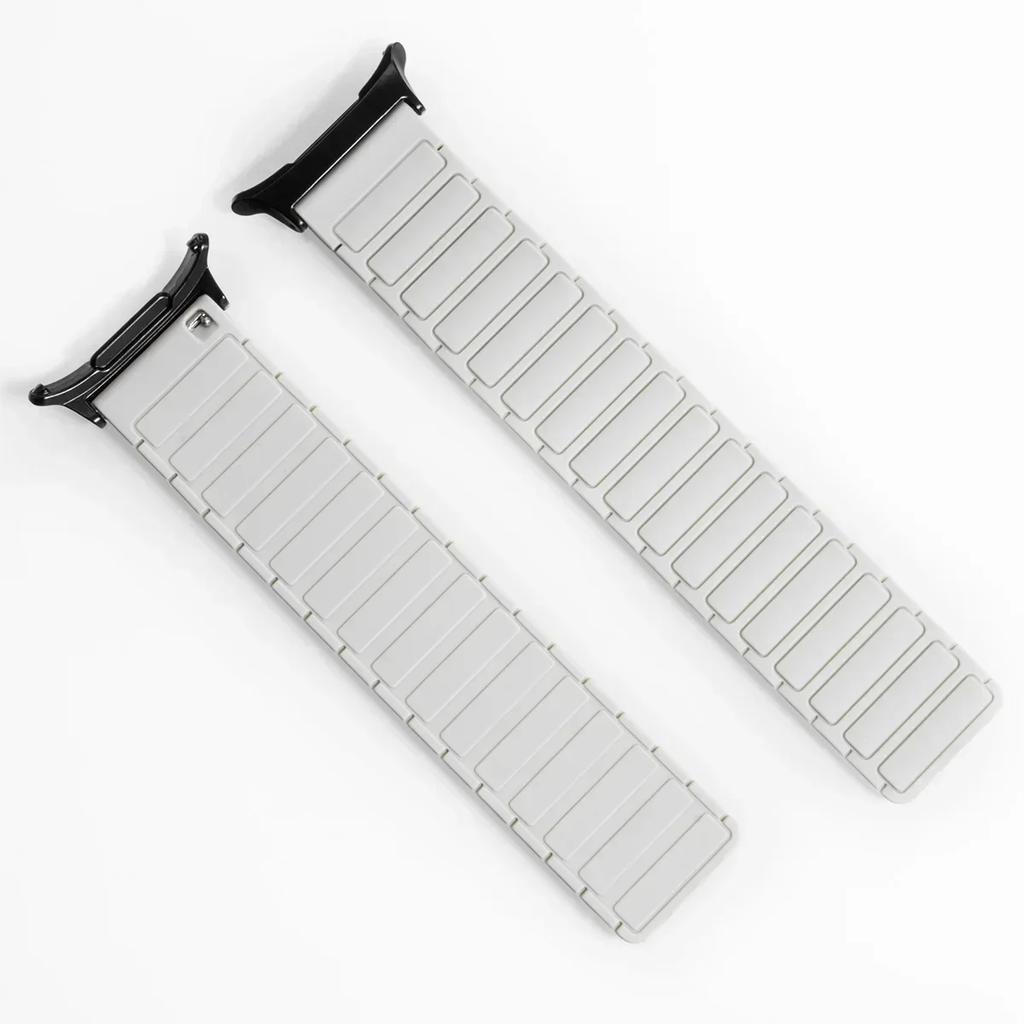 Magnetic Silicone Strap for Samsung Galaxy Watch 7 Ultra 47mm No Gaps Sport Band Bracelet for Galaxy Watch Ultra 47mm Wristband