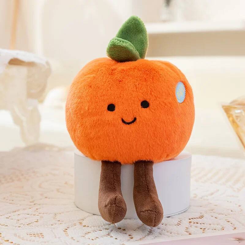 10 Styles Mini Fruit Plush Toys Watermelon Orange Apple Durian Banana Strawberry Toys Lively Cute Cartoon Fruit Kawaii Decor