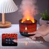 Flame Air Humidifier Jellyfish Electric Aroma Diffuser Lava Volcano Design Flame Effect Air Diffuser Mist Maker Machine