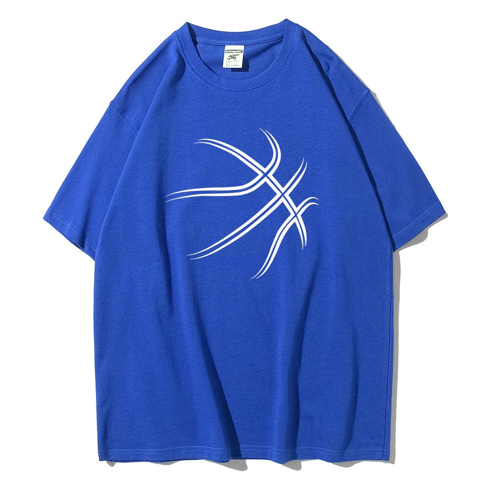 I Am A Basketball Enthusiast Print Mens Short Sleeve Vintage Summer Tops Creativity Loose Tee Clothing