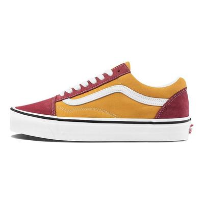 Style 36 Old Skool Dx Shock Absorbing Durable Lightweight Breathable Low Top Skate Shoes Unisex Sneakers Red Yellow VN0A54F34SA
