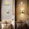 Night Light Led Plug Into Wall With Adjustable Brightness Auto Lamps Sensor