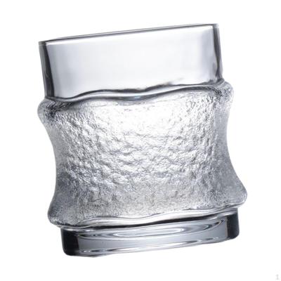 Whiskyglas Trinkbecher Klar Einzigartiges Trinkgeschirr Bier Tee Kaffeetasse 300ml für