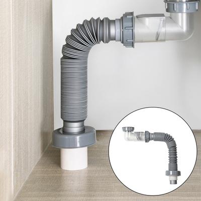 Filter Kitchen Sink Drain Hose Set Stop Valve Garbage Filtration Seal Storage