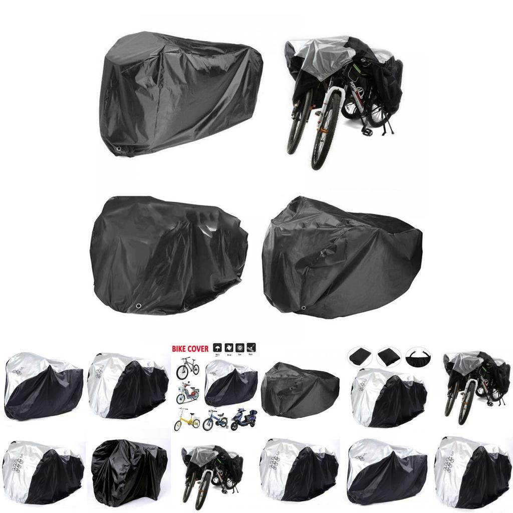 High Density Waterproof Bicycle Cover For Single Double Triple Bikes With Sun Protection