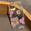 Vintage Flower Collage Protective Phone Case For iPhone 17 Air 16 16e 15 13 12 11 Pro Max Pro Plus Shockproof Funda Cover
